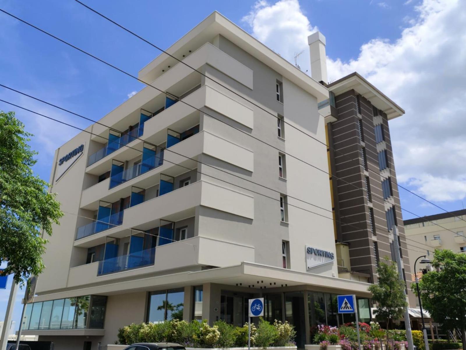 Hotel Sporting Riccione Eksteriør billede